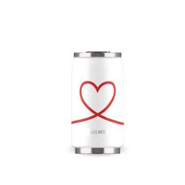 LES ARTISTES PARIS Trinkflasche PULL CAN'IT LOVE White 2024 Becher & Trinkflaschen 1