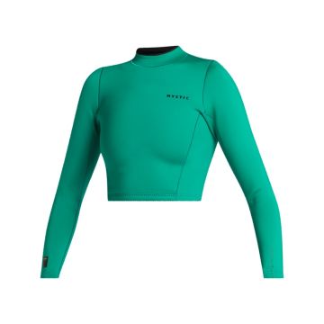 Mystic Neo-/ Thermotop Lunar L/S Crop Top Neoprene Women 2 600-Green 2025 Neopren 1