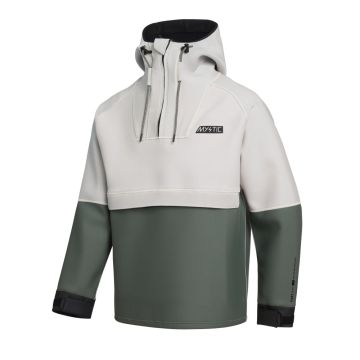 Mystic Neopren Überzieher Fury Neoprene Hoodie 3/2mm 643-Dark Olive 2025 Neopren Überzieher 1