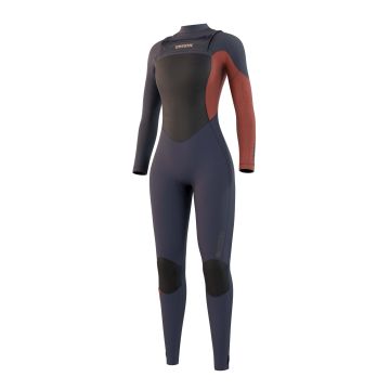 Mystic Neoprenanzug Diva Fullsuit Double Fzip 3/2 Damen Langarm 449 Night Blue 2021 Langarm Neoprenanzug 1