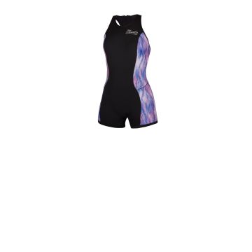 Mystic Neoprenanzug Diva Short John 2/2mm Bzip women 2/2 Damen 985-Black/Purple 2021 SUP Anzüge 1