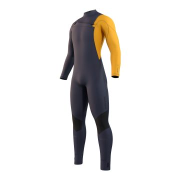 Mystic Neoprenanzug Marshall Fullsuit Fzip 3/2 Herren Langarm 444-Blue / Mustard 2022 Langarm Neoprenanzug 1