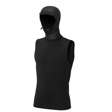 Mystic Neopren Zubehör Neoprene Top with hood m 3/2 900-Black 2025 Neopren Unterzieher 1