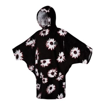 Mystic Poncho Poncho Women 950-Black/White 2023 Poncho 1