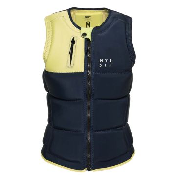 Mystic Prallschutzweste Dazzled Impact Vest Fzip Wake Women 449-Night Blue 2025 Wakeboard Westen 1