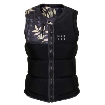 Mystic Prallschutzweste Dazzled Impact Vest Fzip Wake Women 900-Black 2025 Wakeboard Westen 1