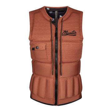 Mystic Prallschutzweste Diva Impact Vest Fzip Wake Women CE Winboss 318-Rusty Red 2021 Wakeboard Westen 1