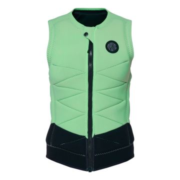 Mystic Prallschutzweste Juice Impact Vest Fzip Wake Women 601-Lime Green 2025 Wakeboard Westen 1