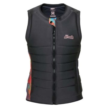 Mystic Prallschutzweste Juice Impact Vest Fzip Wake Women 802-Dark Grey 2024 Wakeboard Westen 1