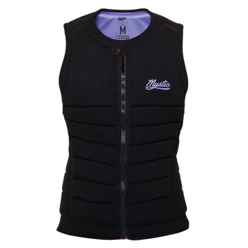 Mystic Prallschutzweste Juice Impact Vest Fzip Wake Women 985-Black/Purple 2024 Wakeboard Westen 1