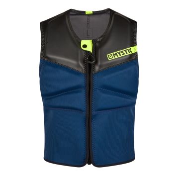 Mystic Prallschutzwesten Block Impact Vest Fzip Kite 422 Navy/Lime 2023 Westen 1