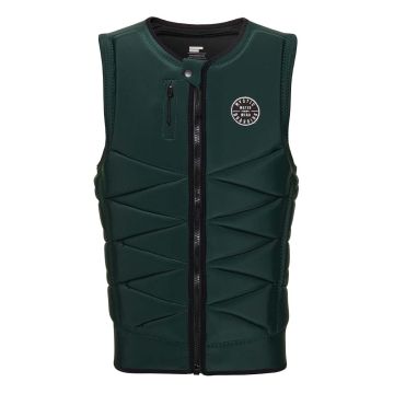 Mystic Prallschutzweste Outlaw Impact Vest Fzip Wake 644-Dark Leaf 2024 Wakeboarden 1