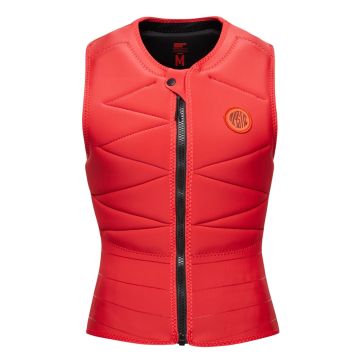 Mystic Prallschutzweste Ruby Impact Vest Fzip Women 351-Sunset Red 2025 Kiten 1