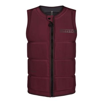 Mystic Prallschutzweste Star Impact Vest Fzip Wake CE 322-Oxblood Red 2024 Wakeboard Westen 1