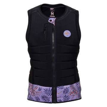 Mystic Prallschutzweste Zodiac Impact Vest Fzip Wake Women 985-Black/Purple 2022 Wakeboarden 1