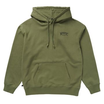 Mystic Pullover Ethos Hood Sweat 643-Dark Olive Herren 2023 Sweater 1