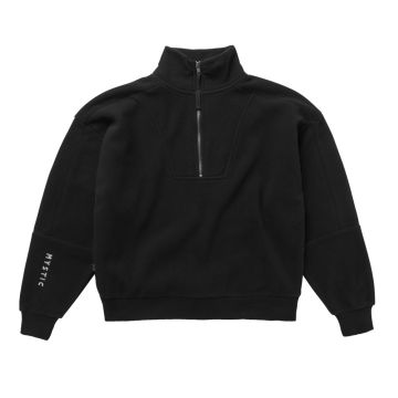 Mystic Pullover The Heat Zip Up Sweat 900-Black Damen 2023 Sweater 1