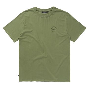 Mystic T-Shirt Stoked Tee 643-Dark Olive Herren 2023 T-Shirts 1