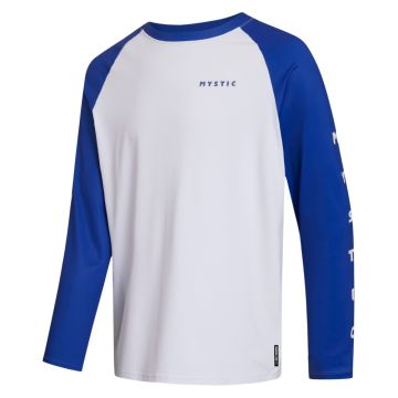 Mystic UV-Shirt Rashvest Bolt L/S Quickdry 135-White / Blue 2025 Neopren 1