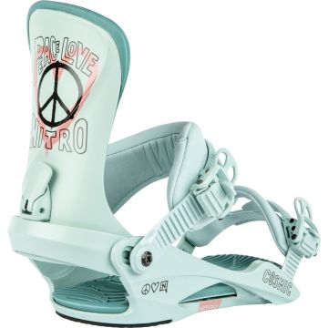 Nitro Snowboard Bindung COSMIC PEACE LOVE NITRO Damen 2024 Bindungen 1