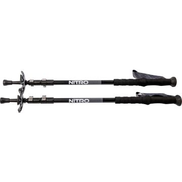 Nitro Splitboard Zubehör TELESCOPING POLES BLACK-GREY-GREEN unisex 2025 Splitboard - Zubehör 1