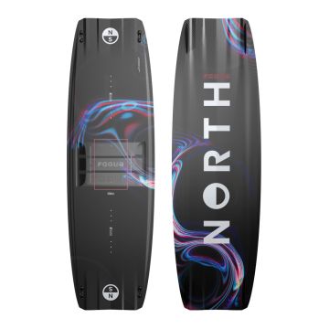 North Kiteboard Focus 900-Black 2024 Twin Tip 1