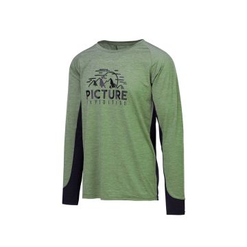 Picture Longsleeve HOPER B Kaki Herren 2019 T-Shirts 1