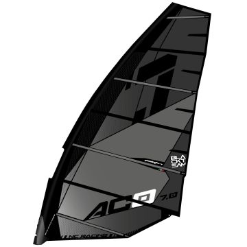 Point 7 Windsurf Segel AC-0 Black 2025 Freerace 1