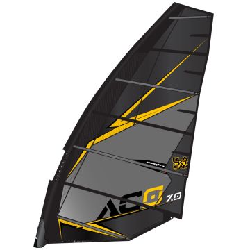 Point 7 Windsurf Segel AC-0 RACING NO CAM Pearl Black 2024 Freerace 1