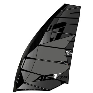 Point 7 Windsurf Segel AC-1 PRO Black 2025 Race 1