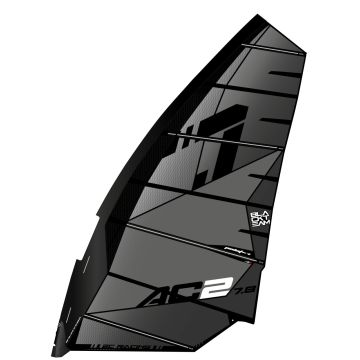 Point 7 Windsurf Segel AC-2 Black 2025 Race 1