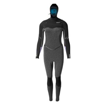 Pro Limit Neoprenanzug Oxygen TR Steamer Hooded DL FTM 6/4 Damen Langarm Black Heather/Lavender 2024 Langarm Neoprenanzug 1