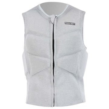 Pro Limit Prallschutzweste Vest Mercury Half padded Frontzip Grey 2024 Wakeboard Westen 1