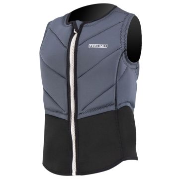 Pro Limit Prallschutz Weste Womens Fire Vest Half Padded Front Zip Black/Ash/Ivory 2024 Kiten 1