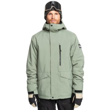 Quiksilver Snow Jacke MISSION SOLI JK GLW0-Sea Spray Herren 2025 Mens Jackets 1