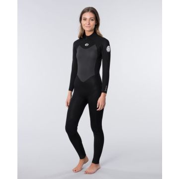 Rip Curl Neoprenanzug WMS OMEGA GB STEAMER 4/3 Damen Langarm 90-BLACK 2023 Langarm Neoprenanzug 1