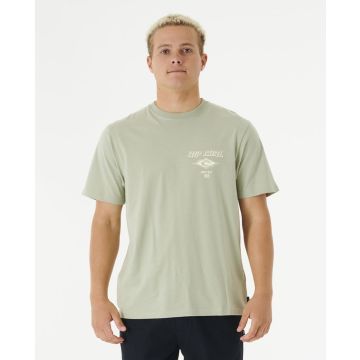 Rip Curl T-Shirt FADE OUT ICON TEE 3396-SAGE Herren 2023 T-Shirts 1