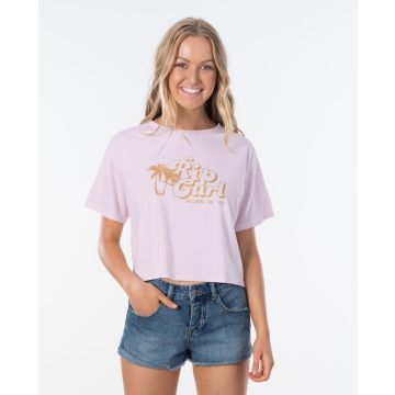 Rip Curl T-Shirt PARADISE COVE TEE LILAC Damen 2020 Tops 1