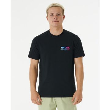 Rip Curl T-Shirt SURF REVIVAL DECAL TEE 90-BLACK Herren 2023 T-Shirts 1