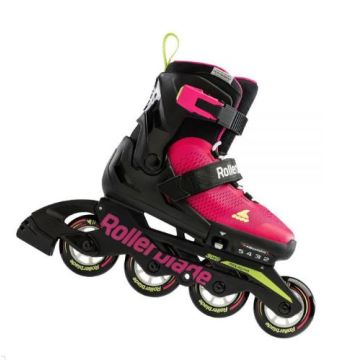 Rollerblade Inline Skates Kids Microblade rosa/verde chiaro 2022 Inline Skates 1