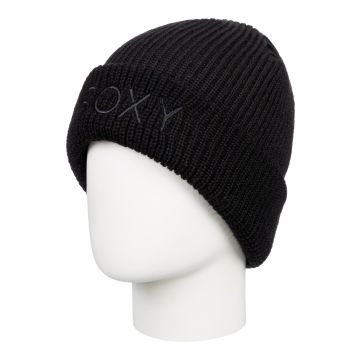 Roxy Beanie FREJA BEANIE KVJ0-TRUE BLACK Damen 2024 Mützen / Stirnbänder 1