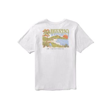 Vissla T-Shirt Bali Belly Premium PKT Tee WHT-White Herren 2024 Fashion 1