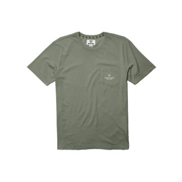 Vissla T-Shirt Cabezas SS PKT Tee ARM-Army Herren 2022 T-Shirts 1