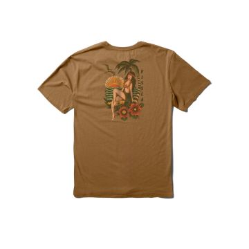 Vissla T-Shirt Lei'd Back SS PKT Tee RUB-Rubber Herren 2024 T-Shirts 1