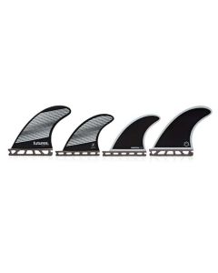 Futures Finnen Quad Fin Set F4 Honeycomb Legacy Grau 2024