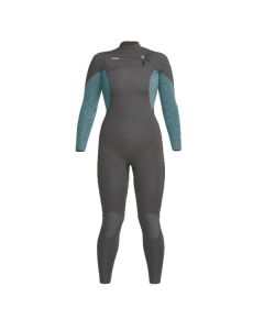 Xcel Neoprenanzug Womens Comp X2 4/3 Damen Langarm  Graphite / Tinfoil Flower  2024