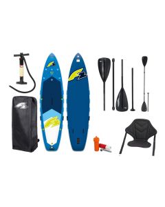 F2 iSUP Board Axxis + Seat + Kayak Paddel  Navy 2024