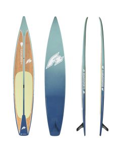 F2 SUP Board RIDE PRO BAMBOO TOUR Turquoise 2024