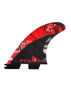 FCS Finnen FCS 2  MB PC Carbon Red Tri Retail Fins - (co)