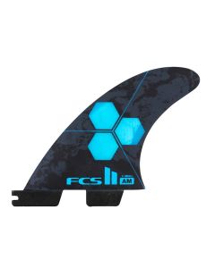 FCS Finnen FCS II AM PC X-Cyan Tri Retail Fins - (co)